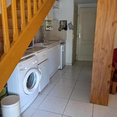 Belle T3 Mezzanine, A 450m Plage, 5 Pers, Terrasse, Jardin, Garage & Parking - Fr-1-797-33 فيلة
