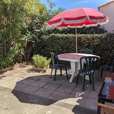 Belle T3 Mezzanine, A 450m Plage, 5 Pers, Terrasse, Jardin, Garage & Parking - Fr-1-797-33 Port-la-Nouvelle